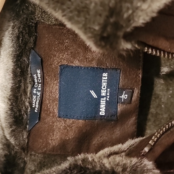 Daniel Hechter Suede Fur lined Jacket - Picture 3 of 7